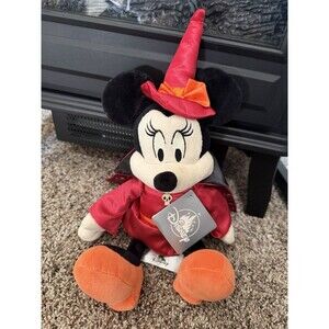 Disney Parks Minnie Mouse Halloween Witch Plush – Witch Hat & Dress – NWT